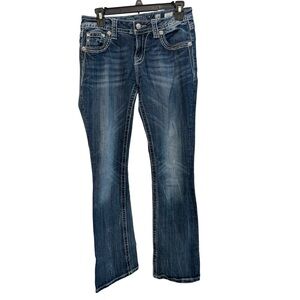 Miss Me mid rise Dark Blue Boot Cut Jeans